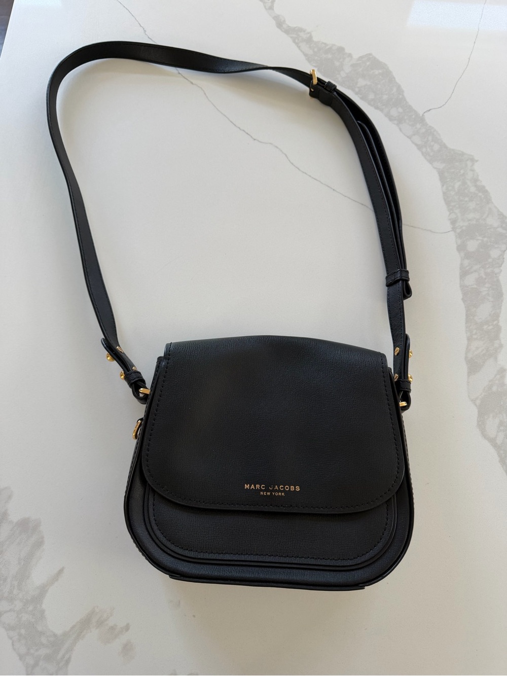 Marc Jacobs Rider black leather crossbody